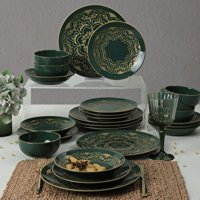 Keramika Hatırat 24 Parça 6 Kişilik Stoneware Yuvarlak Yemek Takımı