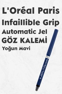 L'Oréal Paris Infaillible Grip Automatic Asansörlü Mat Mavi Göz Kalemi