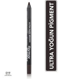 Flormar Ultra Dark Brown 019 Mat Koyu Kahverengi Göz Kalemi