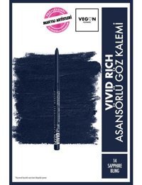 Nyx No:14 Asansörlü Mat Sapphire Bling Göz Kalemi