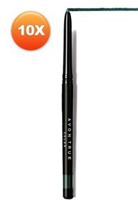 Avon Asansörlü Metalik Emerald Glow Göz Kalemi 10 Adet