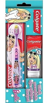 Colgate Barbie Yumuşak U Manuel Çocuk Diş Fırçası Çok Renkli + Diş Macunu