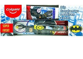 Colgate Batman Ekstra Yumuşak U Manuel Çocuk Diş Fırçası Çok Renkli
