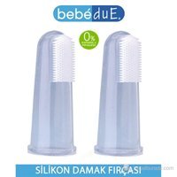 Bebedue Yumuşak Parmak Manuel Bebek Diş Fırçası Şeffaf