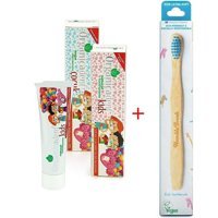 Humble Brush Ekstra Yumuşak U Manuel Çocuk Diş Fırçası Mavi + Diş Macunu