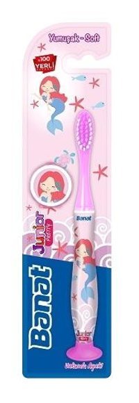 Banat Junior Pretty Yumuşak U Manuel Çocuk Diş Fırçası Çok Renkli