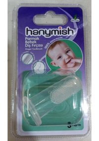 Hanymish Yumuşak Parmak Manuel Bebek Diş Fırçası Şeffaf