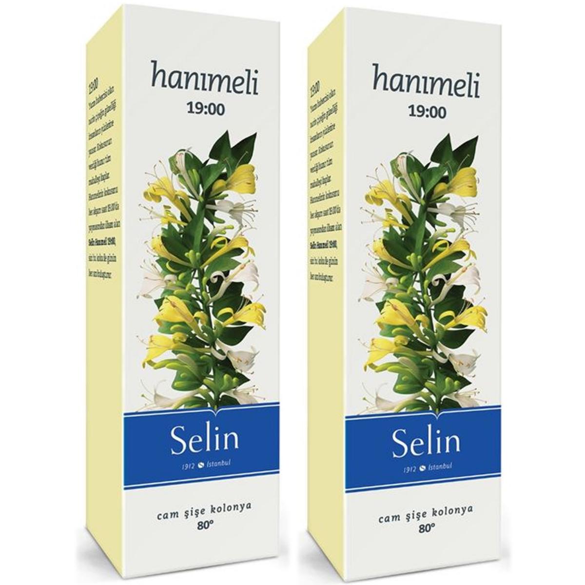 Selin Limon Cam Şişe Kolonya 2x180 ml