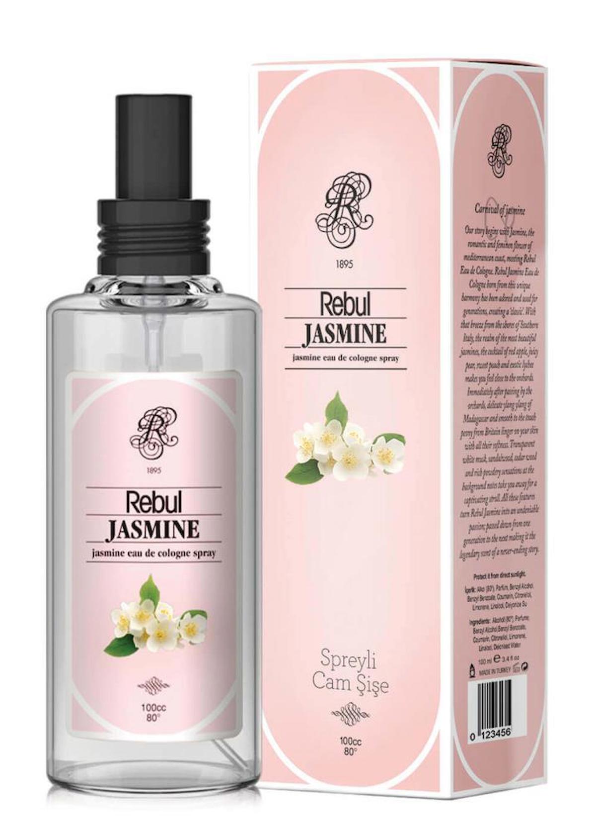 Rebul Jasmine Cam Şişe Kolonya 125 ml