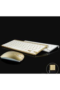 Apple iPad Air Gold Kablosuz Klavye Mouse Seti