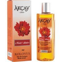 Akçay Miski Amber Cam Şişe Kolonya 400 ml
