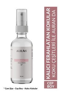 Auran Pudra Cam Şişe Kolonya 50 ml
