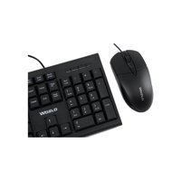 Wozlo WZ-KT804 Ergonomik Siyah Kablolu Klavye Mouse Seti