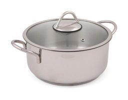 Davet 24 cm Paslanmaz Çelik Derin Tencere
