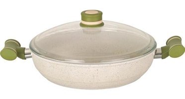 Mehtap Bamboo Stone 28 cm Teflon Karnıyarık Tenceresi