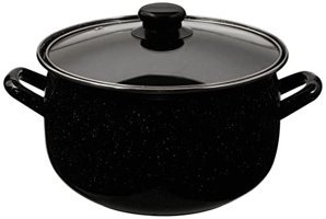 Taşev Midnight Dalmaçya 22 cm Granit Derin Tencere