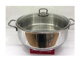 Aryıldız 26 cm Çelik Basık Tencere