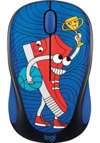 Logitech M328 The Doodle Collection Kablosuz Mavi Optik Mouse