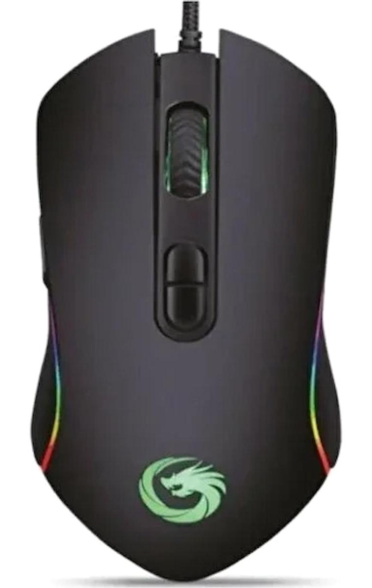 Lunatic HAWK Kablolu Siyah Optik Gaming Mouse