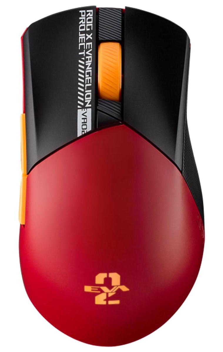 Asus EVA-02 Kablosuz Kırmızı Siyah Optik Gaming Mouse