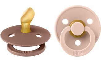 Bibs Colour Blush/Woodchuck 0-6 Ay Kauçuk Emzik Açık Pembe