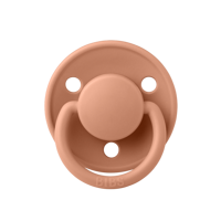 Bibs De Lux No:2 Peach 6-18 Ay Kauçuk Emzik Pembe