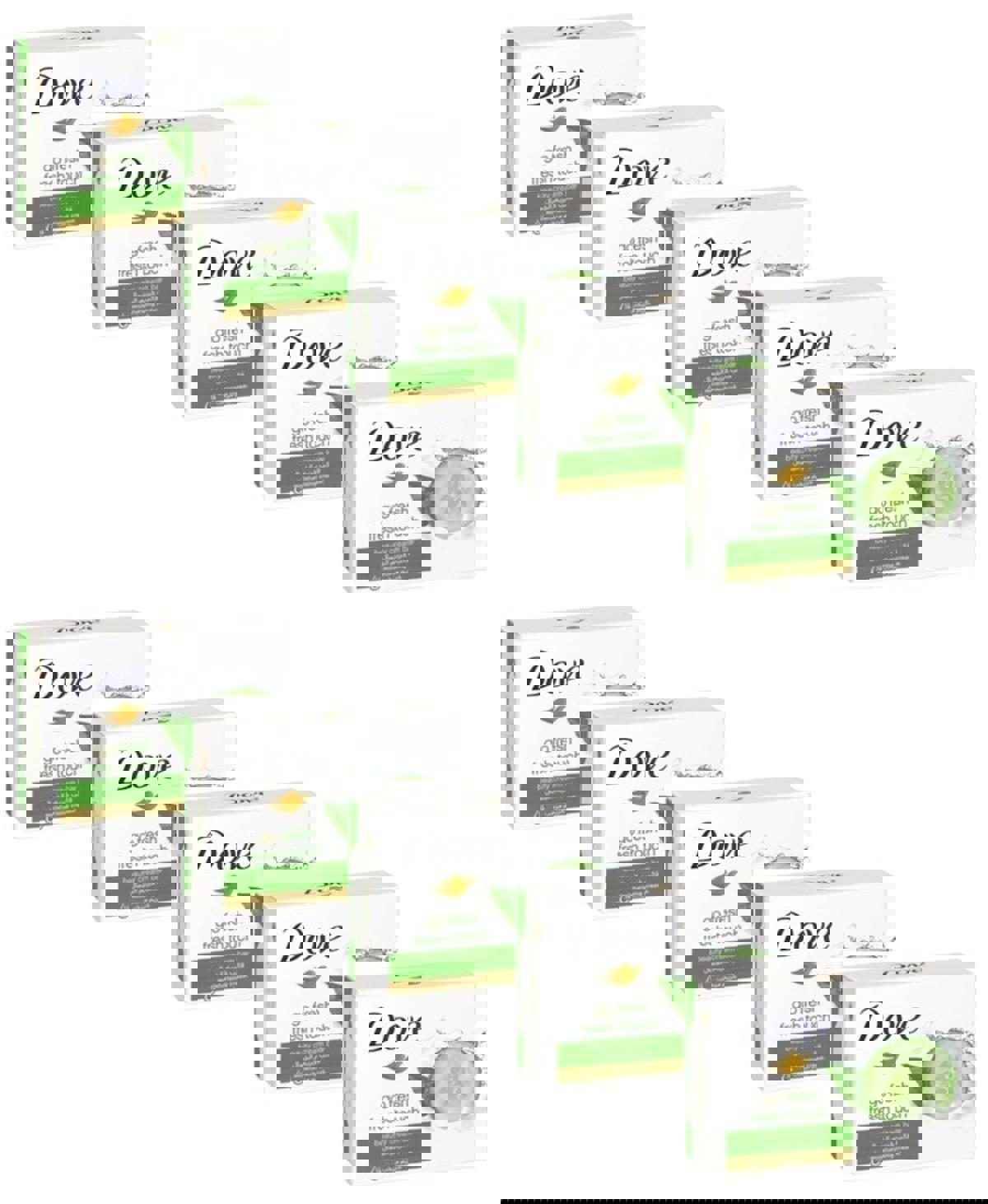 Dove Beauty Cream Bar For Soft-Smooth Skin Salatalık-Yeşil Çay Sabun 10x100 gr