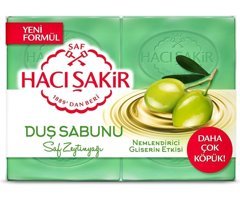 Hacı Şakir Gliserin-Zeytinyağ Sabun 4x125 gr
