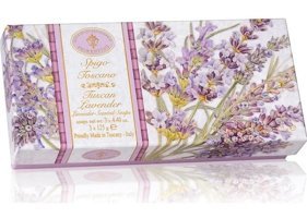 Saponificio Artigianale Fiorentino Toscano Lavanta Sabun 3x125 gr
