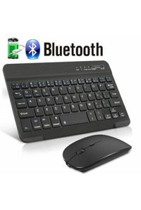 Apple iPad Siyah Kablosuz Klavye Mouse Seti