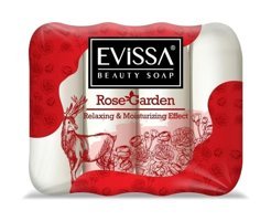 Evissa Nemlendirici Rahatlatıcı Gül Bahçesi Sabun 4x70 gr