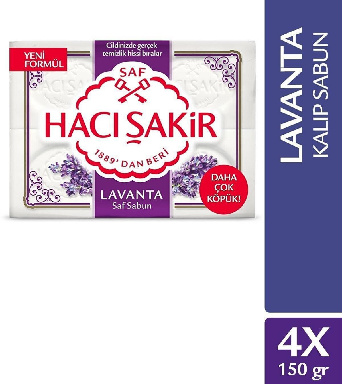 Hacı Şakir Lavanta Sabun 4x150 gr
