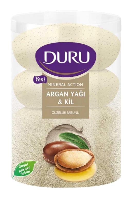 Duru Mineral Action Argan Yağı-Kil Sabun 4x70 gr