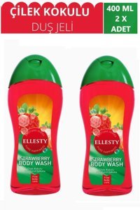 Ellesty Çilek Duş Jeli 2×400 ml