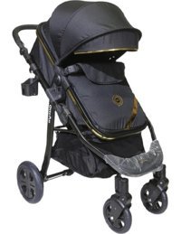 Otto Plus Lüks Katlanabilir Travel Sistem Bebek Arabası Siyah