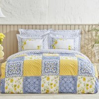 Karaca Home Addie %100 Pamuk Çift Kişilik Nevresim Takımı Sarı (PP)