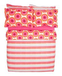 Nautica Home Ocean %100 Pamuk Çift Kişilik Nevresim Takımı Pembe