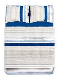Nautica Home Olympus Stripe Çift Kişilik Nevresim Takımı Blue