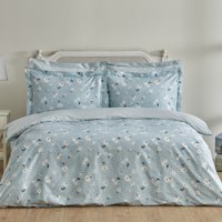 Karaca Home Daisy %100 Pamuk Çift Kişilik Nevresim Takımı Mint (PP)