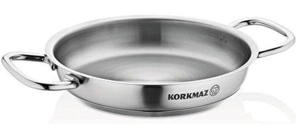 Korkmaz Proline Satin Çelik 16 cm Tava