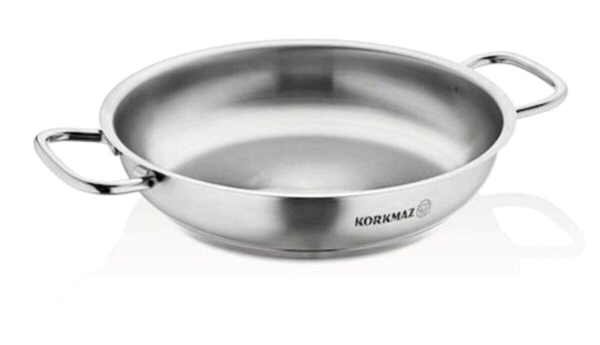 Korkmaz Proline Paella A1190 Paslanmaz Çelik 16 cm Tava