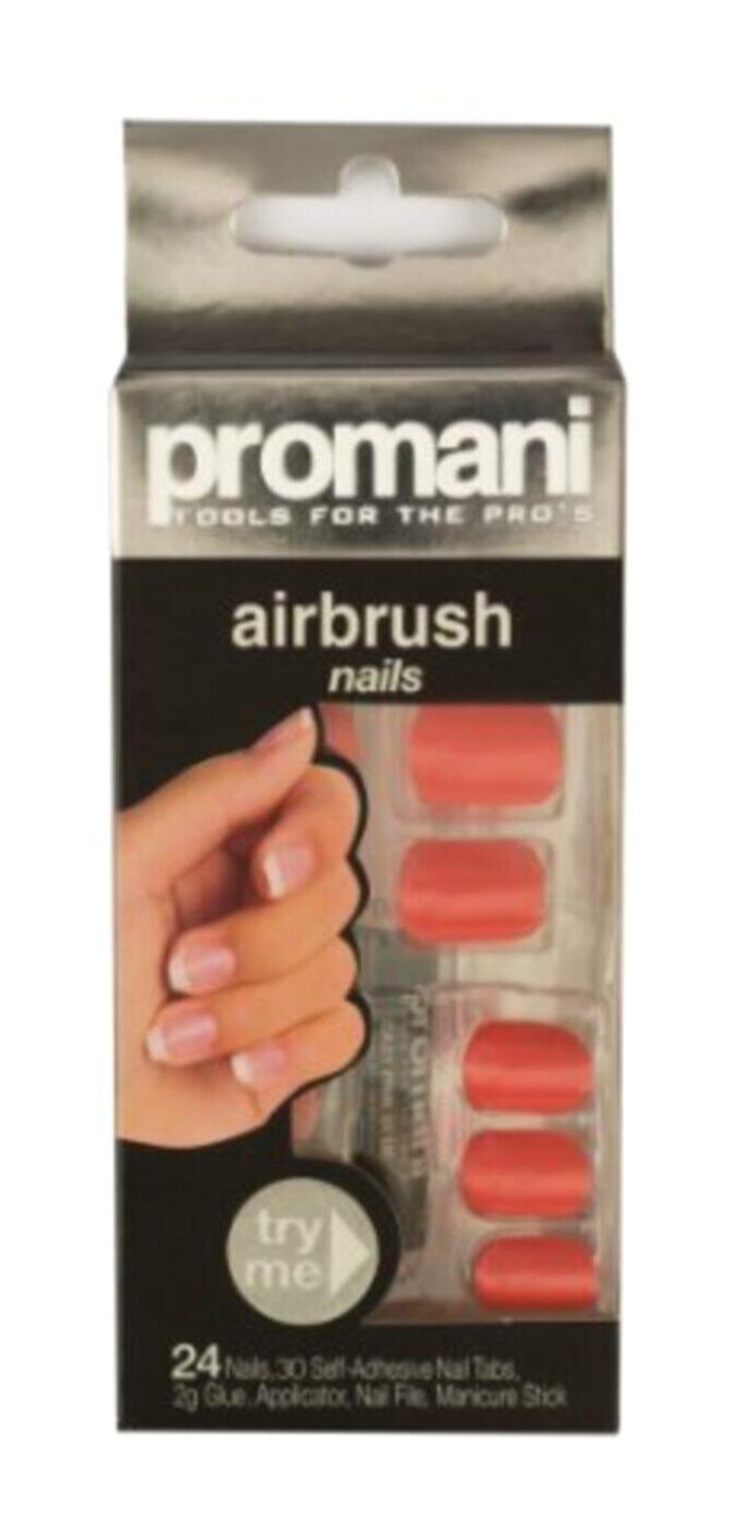 Promani PR-5001 Naturel 24'lü Oval Takma Tırnak