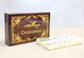 Noname Ahşap Kutulu Domino Oyunu Alk4220