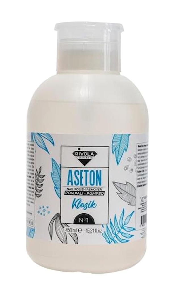 Rivola Klasik Besleyici Pompalı Aseton 450 ml