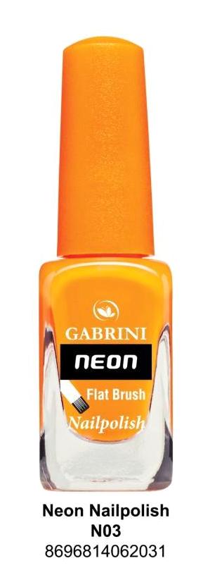 Gabrini N03 Turuncu Neon Oje