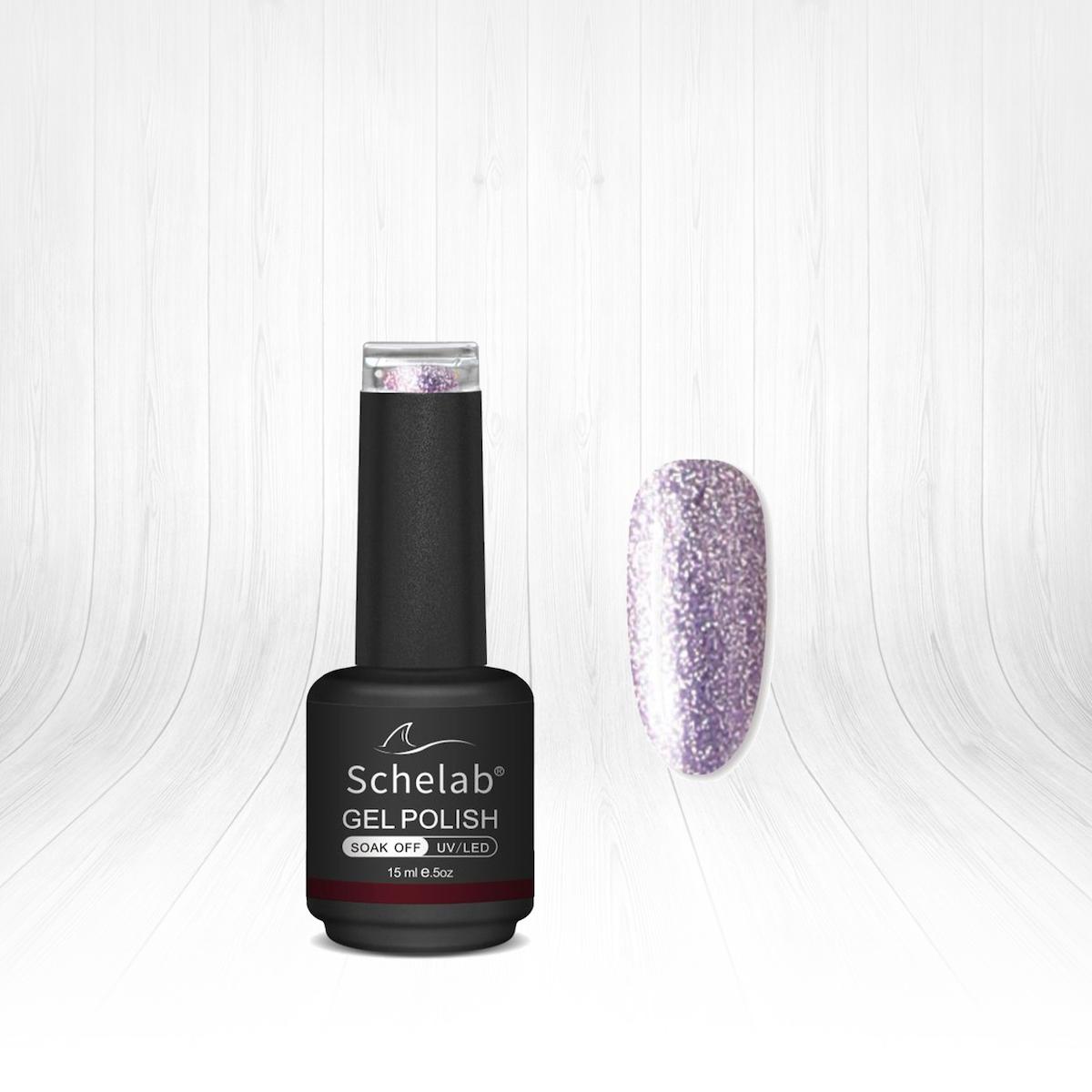 Schelab Purple Diamond Lila Kalıcı Simli Oje