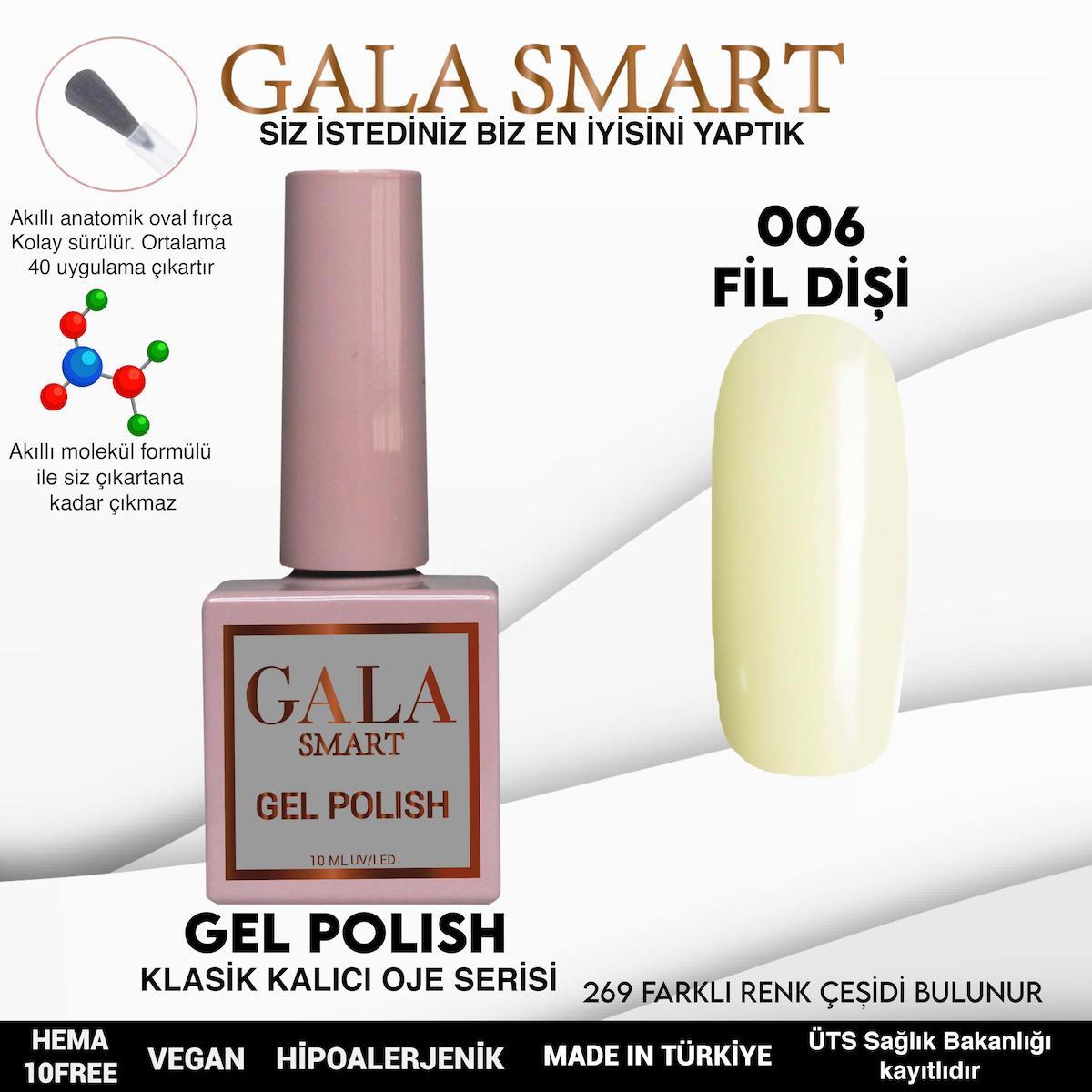 Gala Smart 06 Fil Dişi Parlak Kalıcı Oje