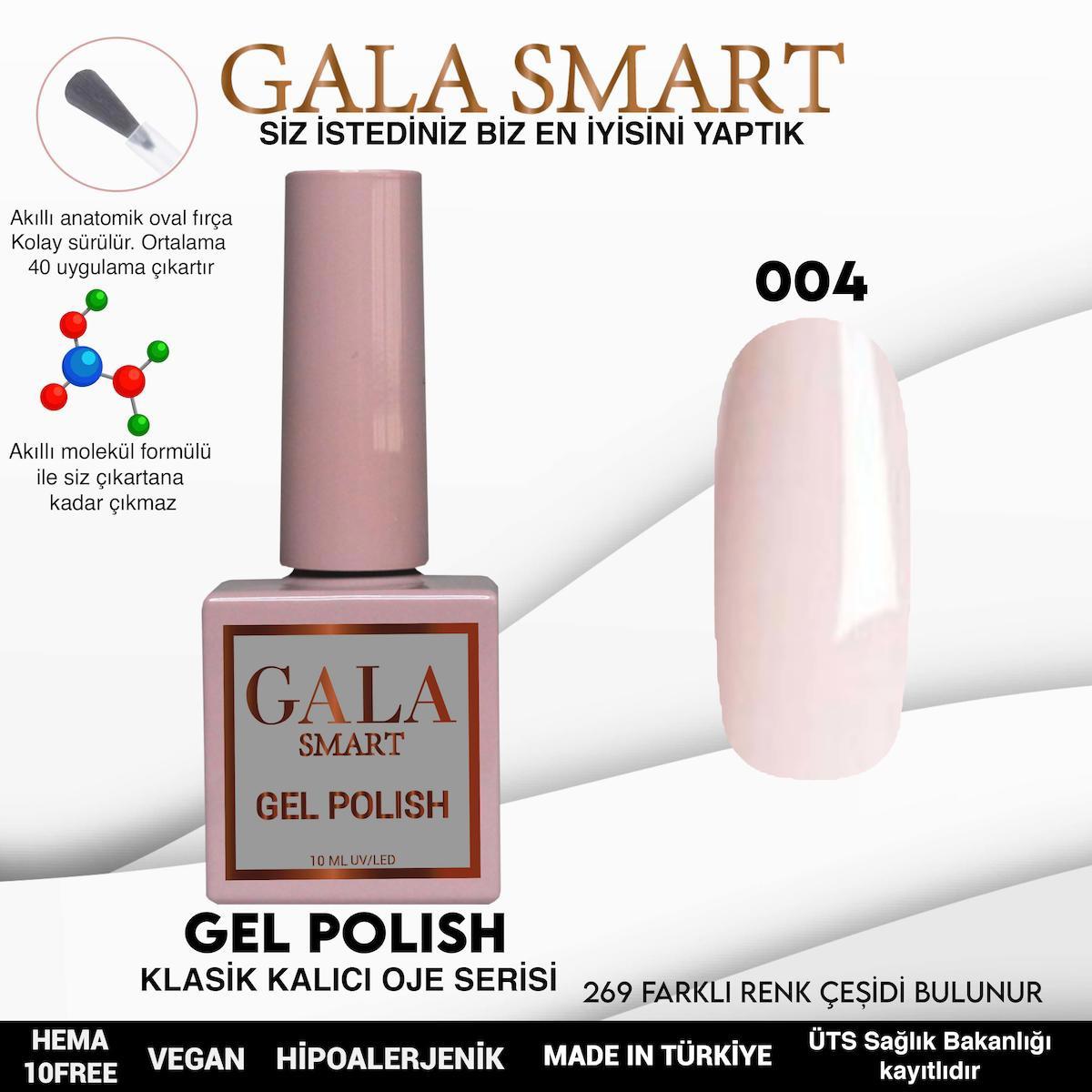 Gala Smart 04 Krem Parlak Kalıcı Oje