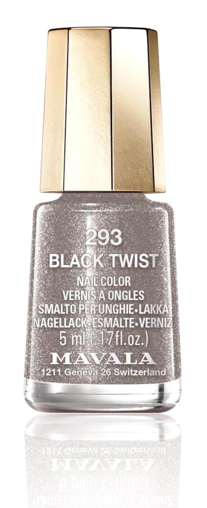 Mavala 293 BlaCK Twist Gri Simli Oje
