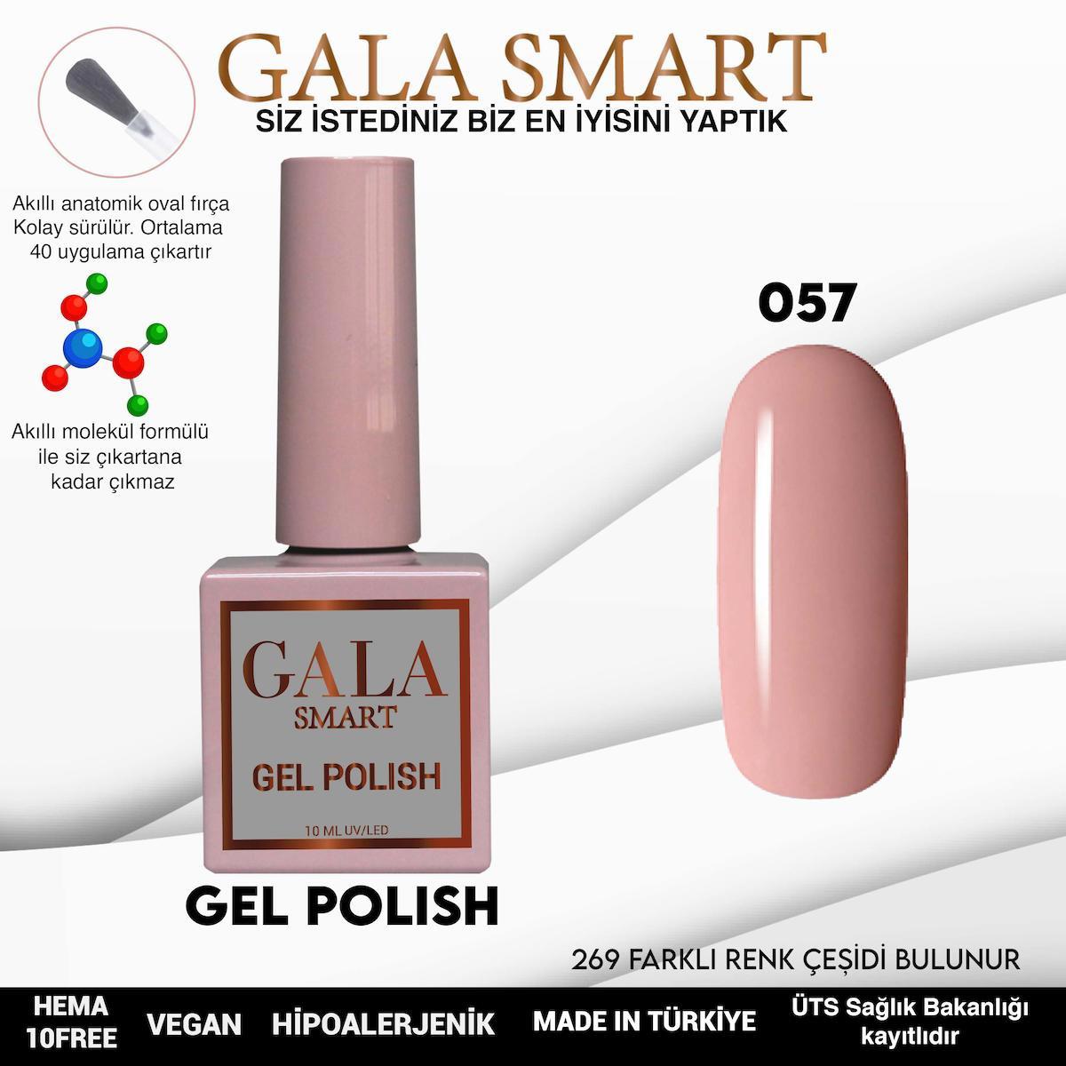 Gala Smart 57 Pembe Parlak Kalıcı Oje